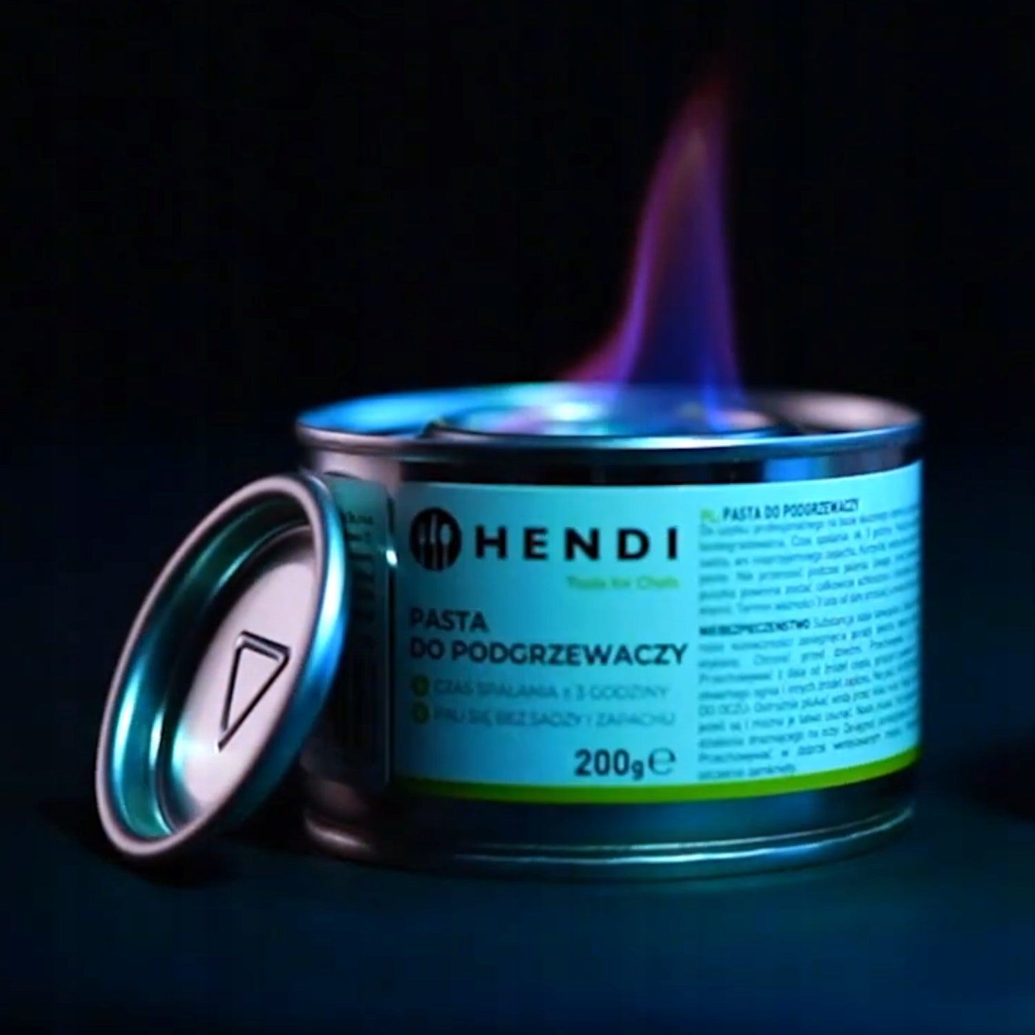 Heater paste HENDI HORECA 24x200g BIO Ethanol No smell No soot Packaging status original