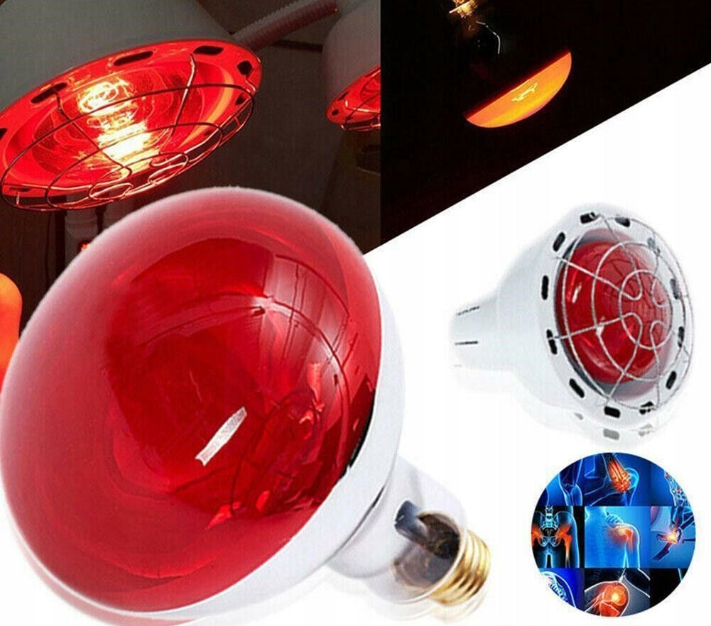 Heating Bulb E27 275W Therapeutic Lamp Red Infrared Light. Medical device no