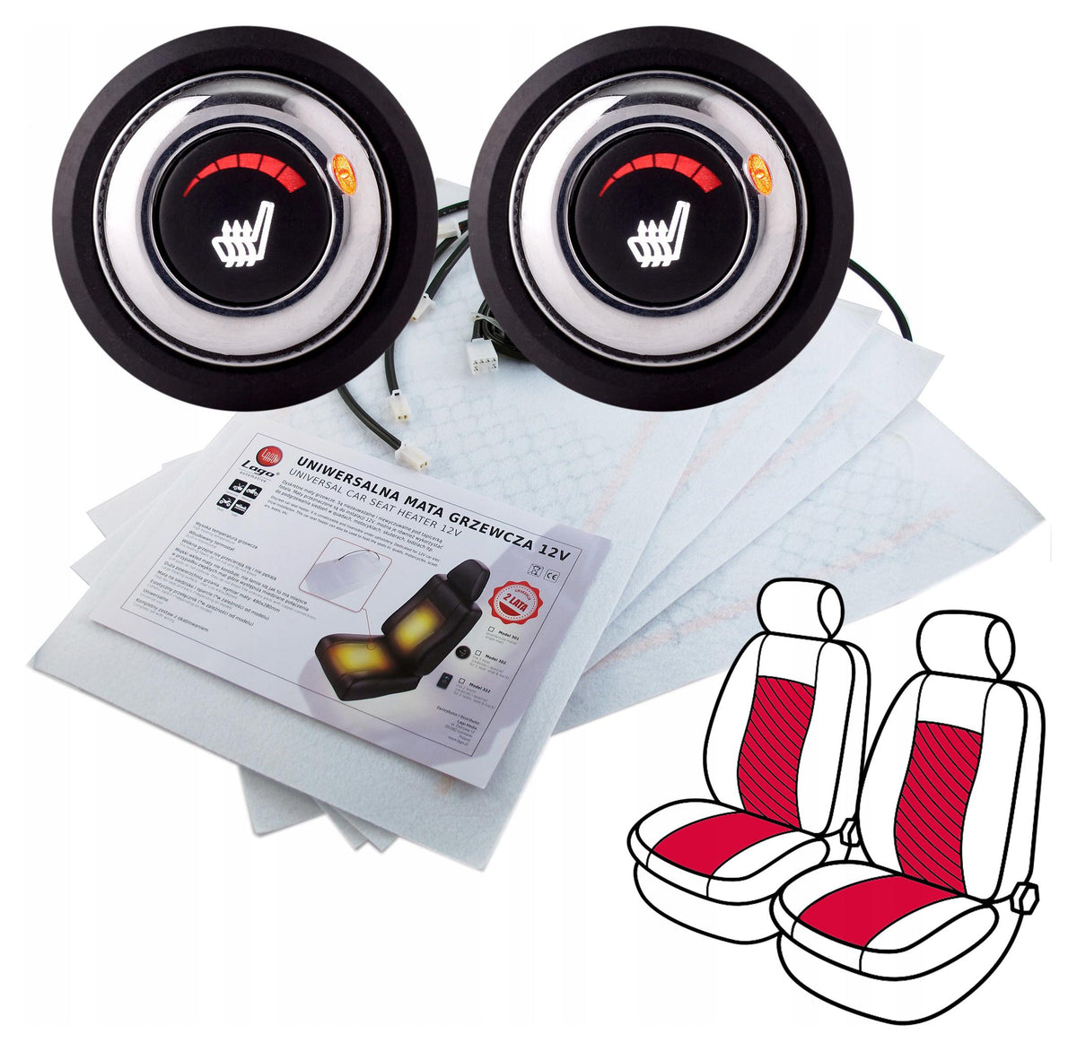 Heating Mat 12V Heated Seat Heated Car Seat