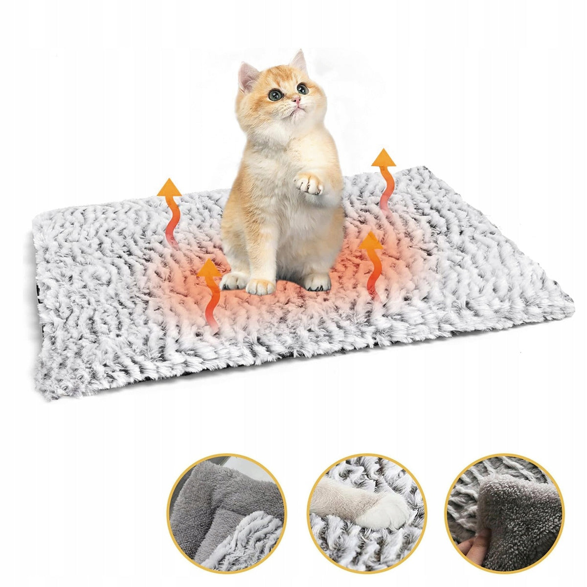 Heating Mat for Cat Self-Heating Thermal Bed Warm Winter