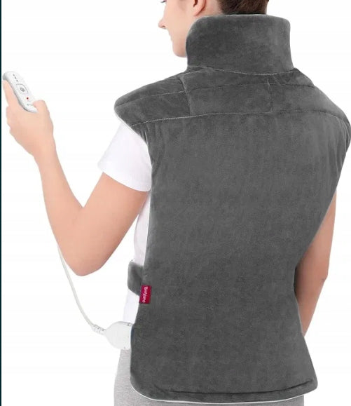 Heating Pillow Back Vest Neck Shoulder 85x53 cm 9 Levels Timer