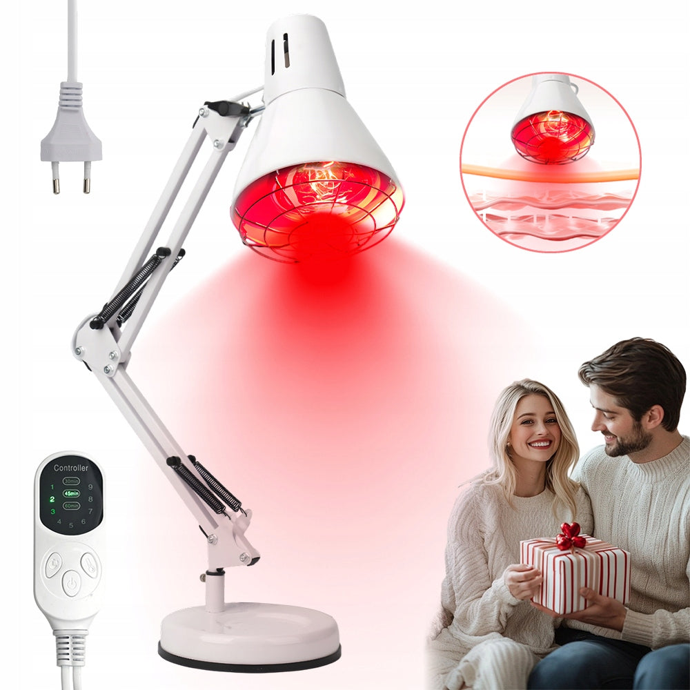 Heating Therapy Lamp with Stand, Red Light Therapy Lamp