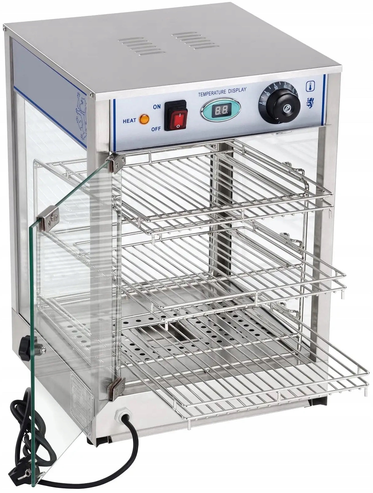 Heating cabinet 3shelves 35cm 850W ROYAL CATERING RCHT-850 10010135 Packaging status original