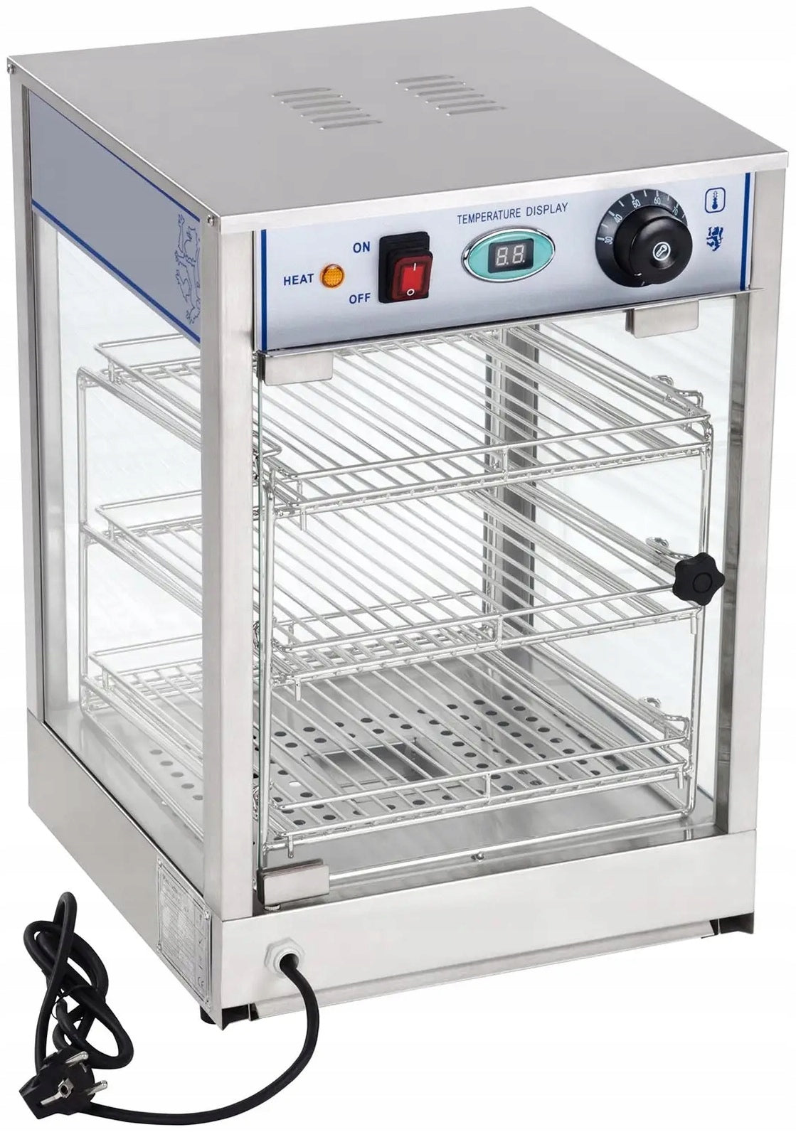 Heating cabinet 3shelves 35cm 850W ROYAL CATERING RCHT-850 10010135