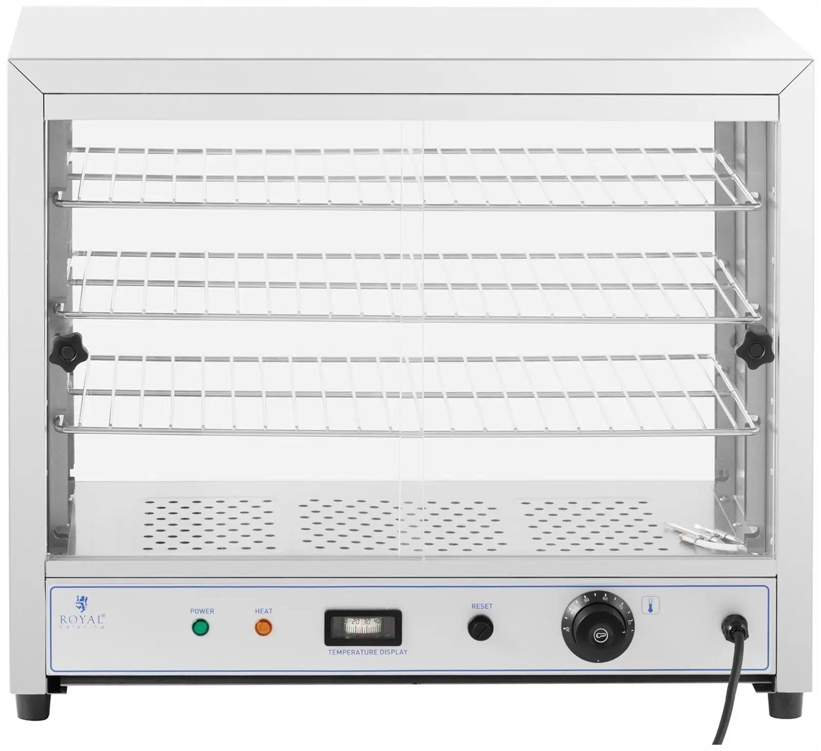 Heating cabinet 54cm 1,000W ROYAL CATERING RC-WC001 10012357 Packaging status original