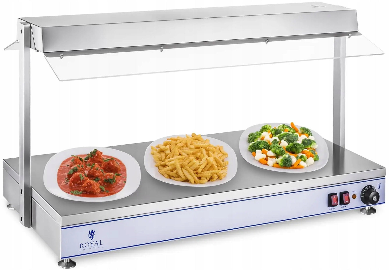 Heating plate 1200x500mm 4 halogens 2000W ROYAL CATERING RCHP-120