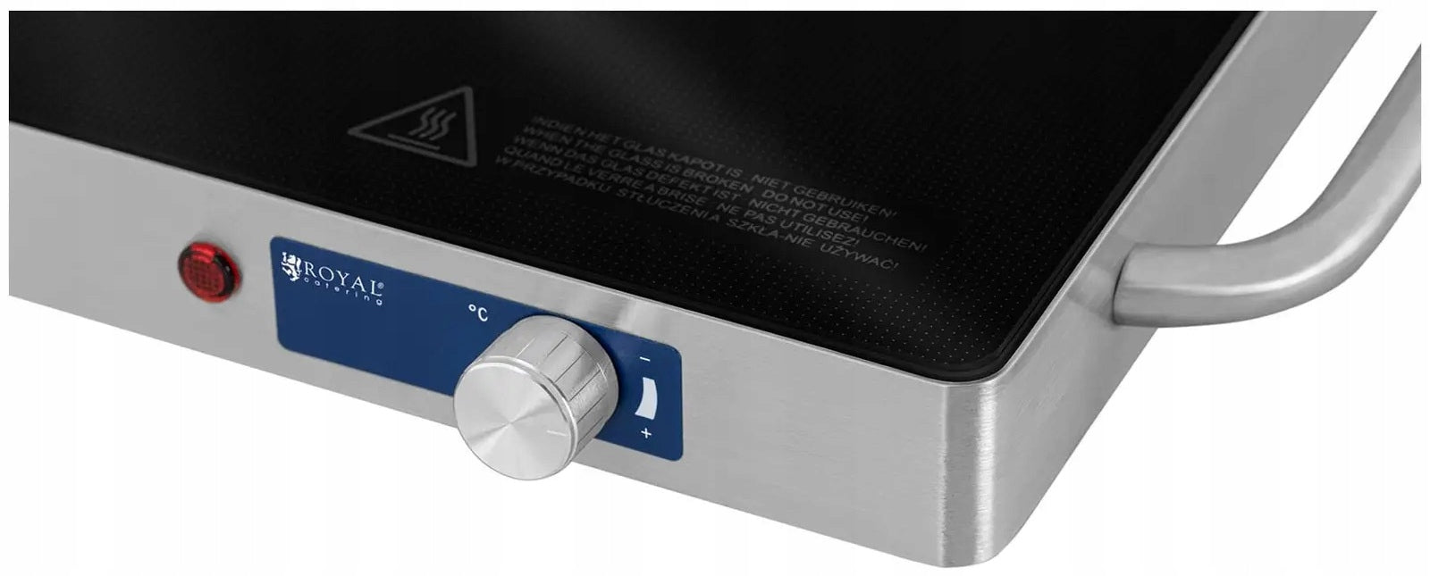 Heating plate - 240W glass plate ROYAL CATERING RCIC-230W 10011741 Manufacturer code 10011741