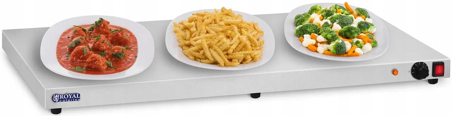Heating plate 600W stainless steel ROYAL CATERING RCHP-600E 10010419 Packaging status original