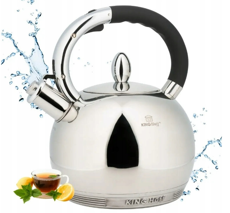 Heavy Steel Kettle 3L Exclusive Induction Gas Thick Bottom KH-3777