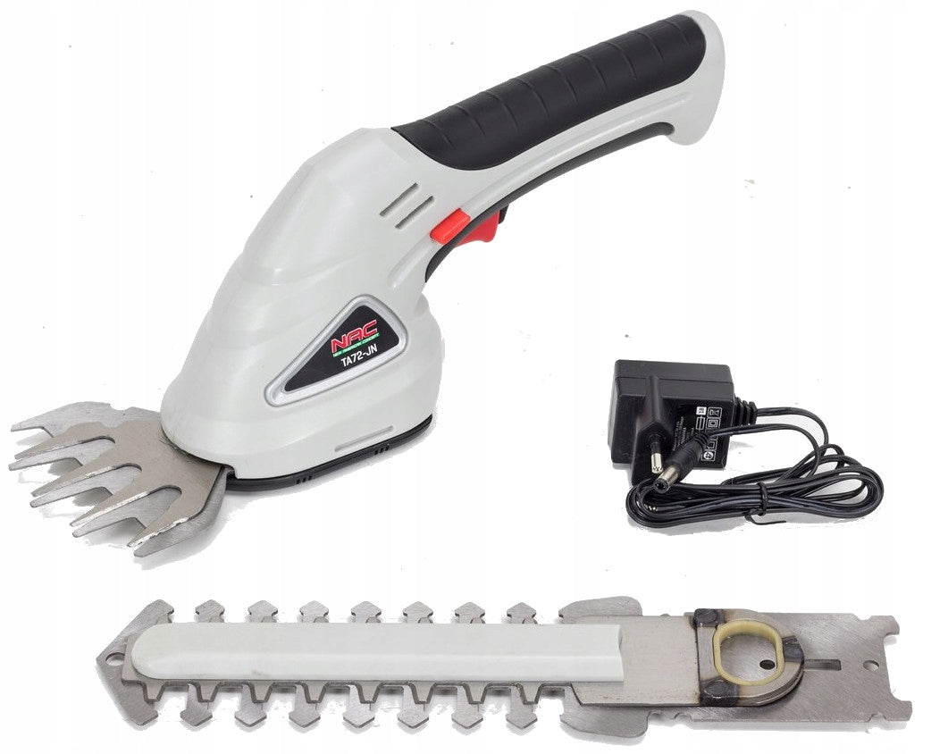 Hedge Trimmer Cordless NAC 7,2V 2in1 1,3 Ah + Charger Power supply battery operated