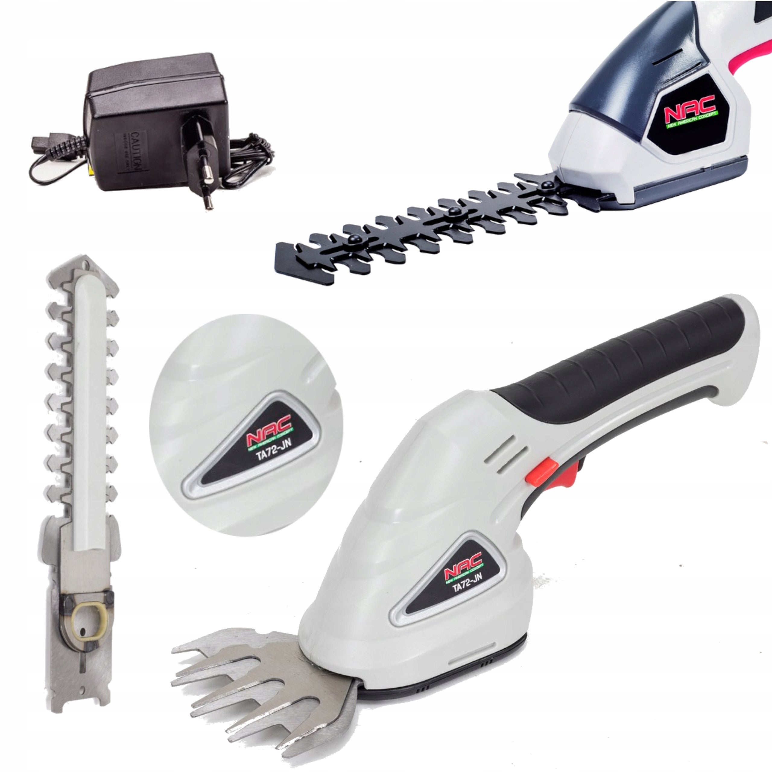Hedge Trimmer Cordless NAC 7,2V 2in1 1,3 Ah + Charger