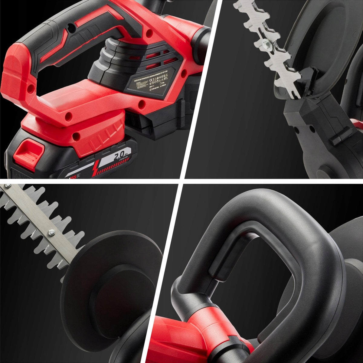 Hedge Trimmer Shrub Cordless Blade 50cm 15mm Cutting 2xAKU 2,0 Packaging status original