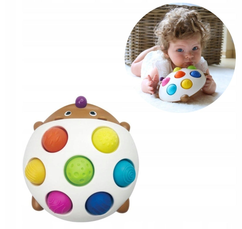 Hedgehog sensory toy for babies 6 m+