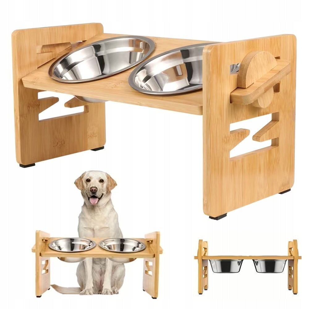 Height Adjustable Bowl, Dog Headband, Elevated Cat Bowls