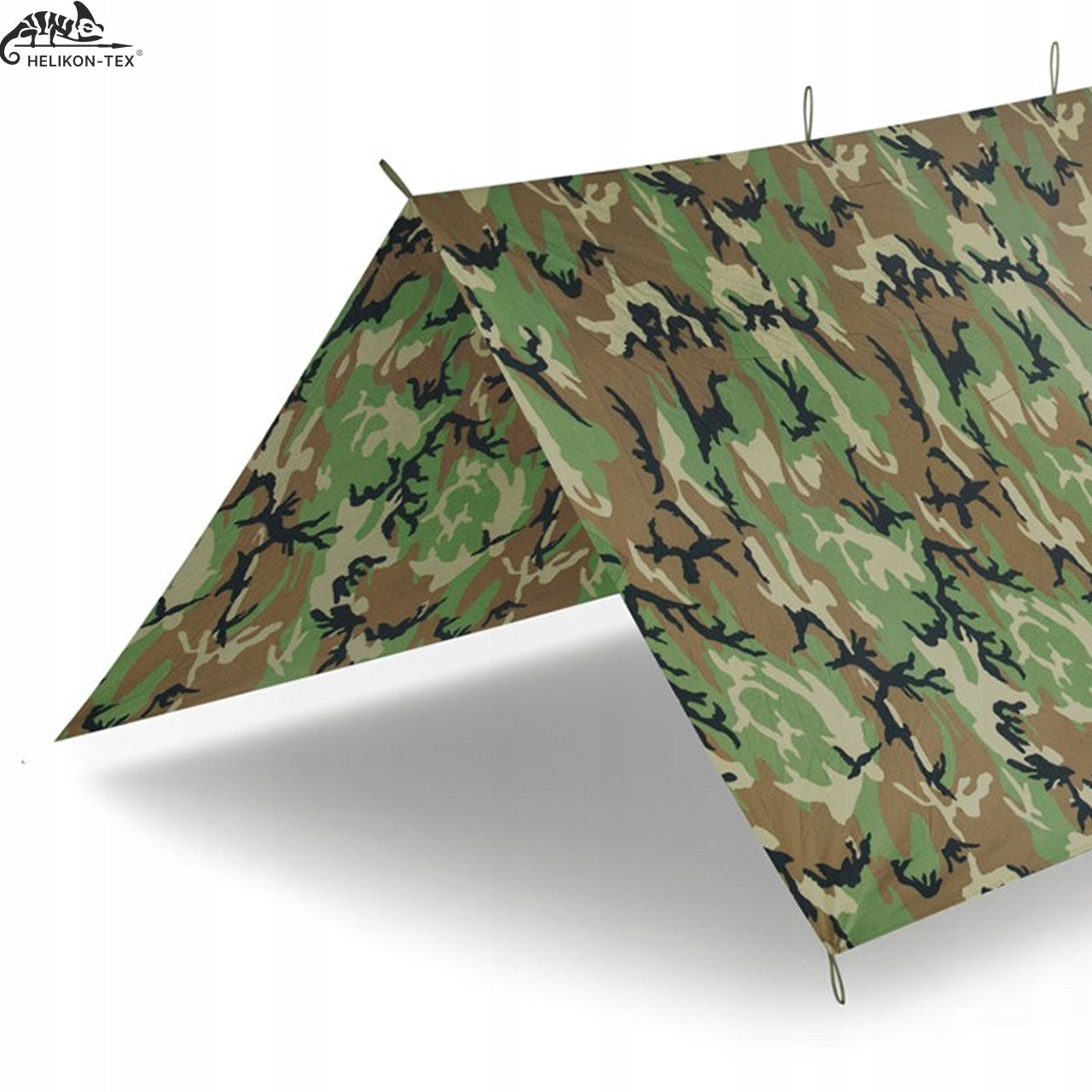 Helikon Supertarp tarpaulin tent 3x3 m US Woodland Manufacturer code PO-STP-PO-03