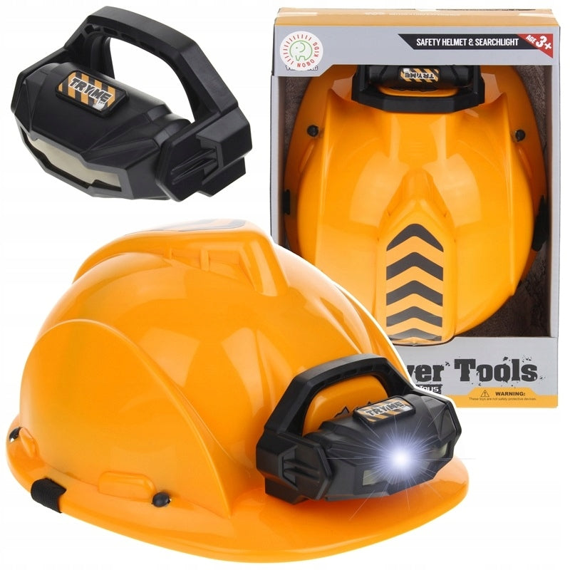 Helmet Protective Work Helmet Construction LED Flashlight Light Effects