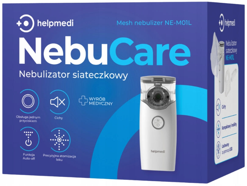 HelpMedi NebuCare mesh nebuliser inhaler NE0M01L 1 piece