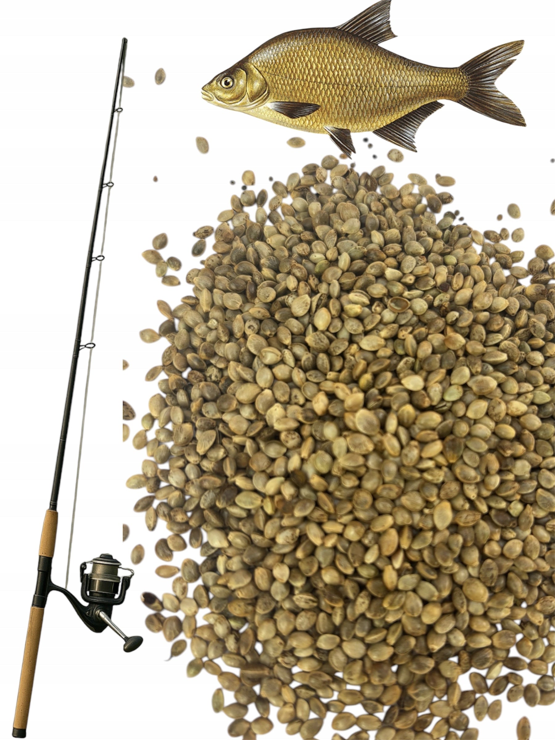 Hemp feed 10 kg fishing bait