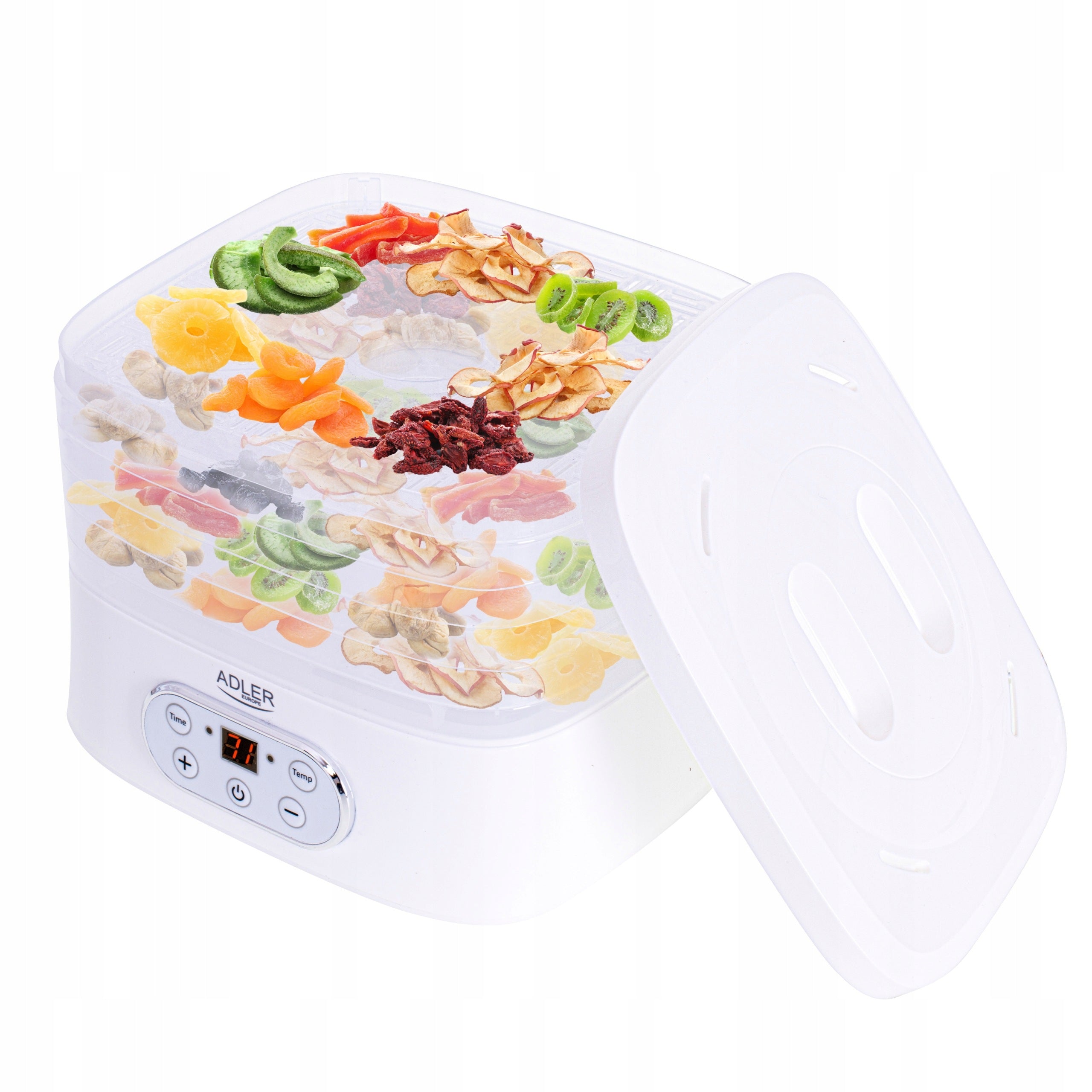 Herb and food mushroom dryer ADLER AD 6658 White 5 levels 35-70*C