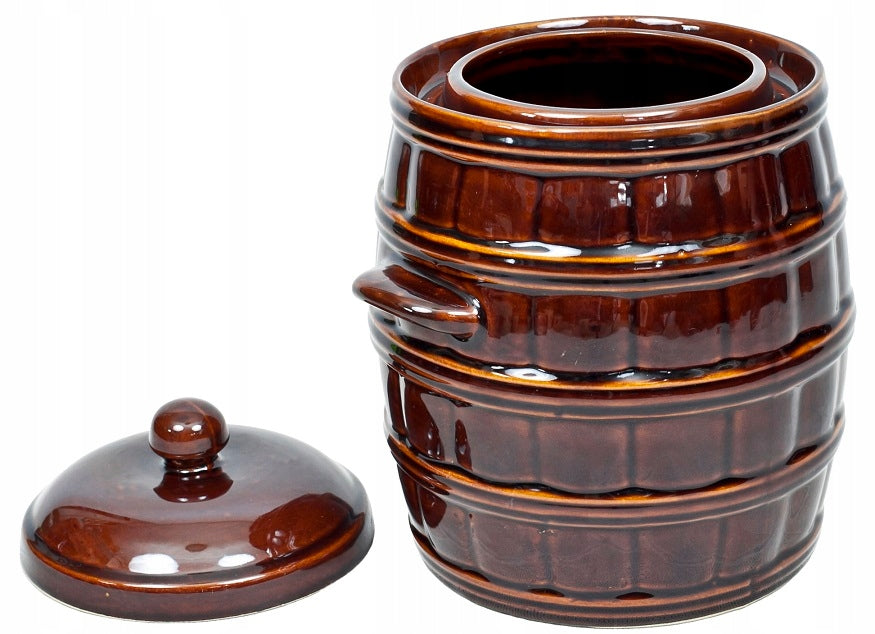 Hermetic barrel for pickling cabbage cucumbers 5L with flange lid