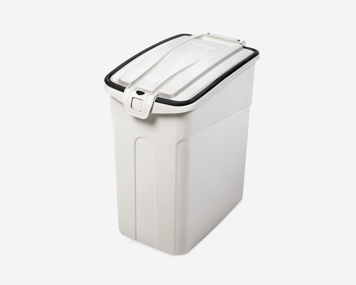 Hermetic container "Here M" for dry food White, 33 L - brand MPS
