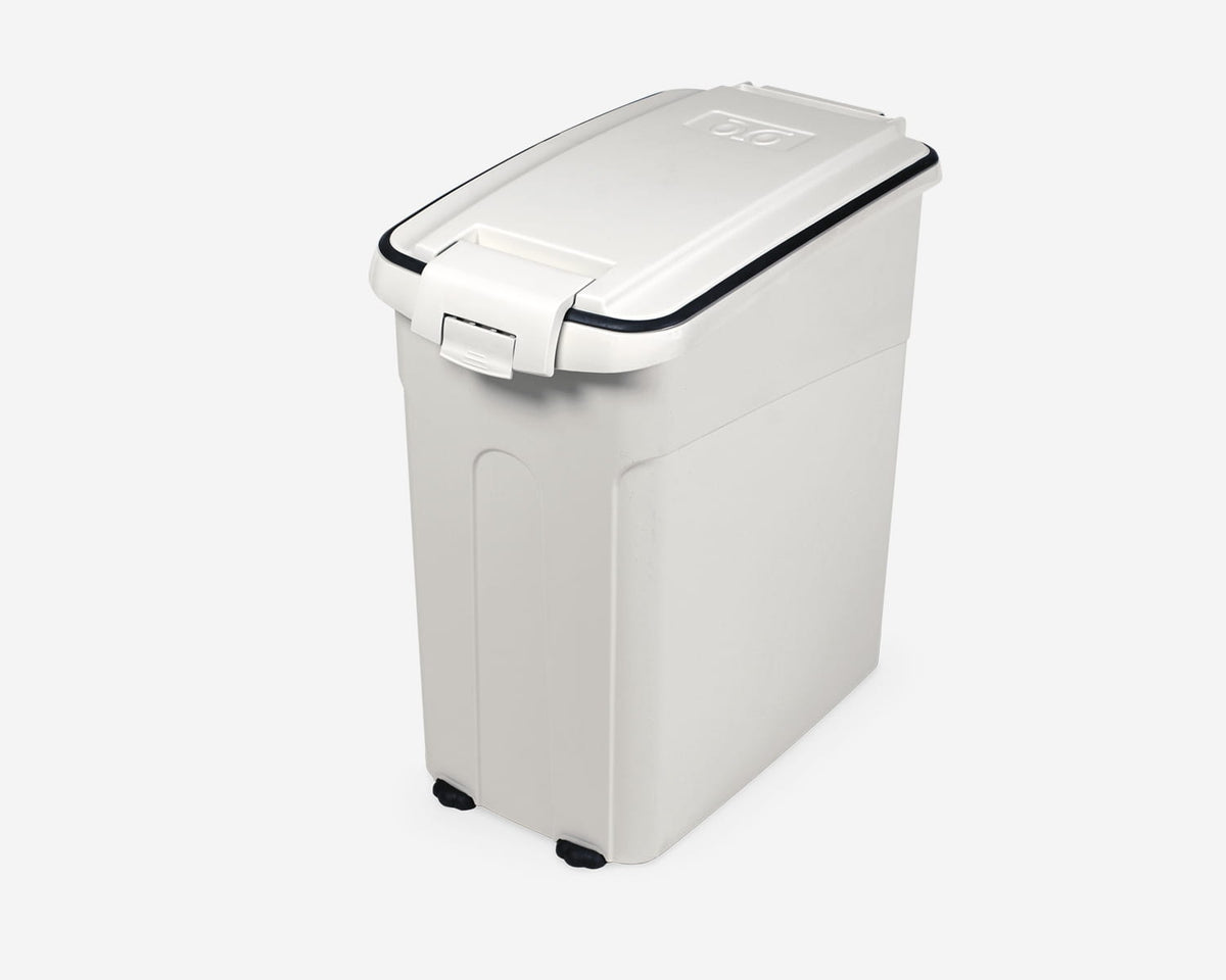 Hermetic container "Here S" for dry food or treats - White