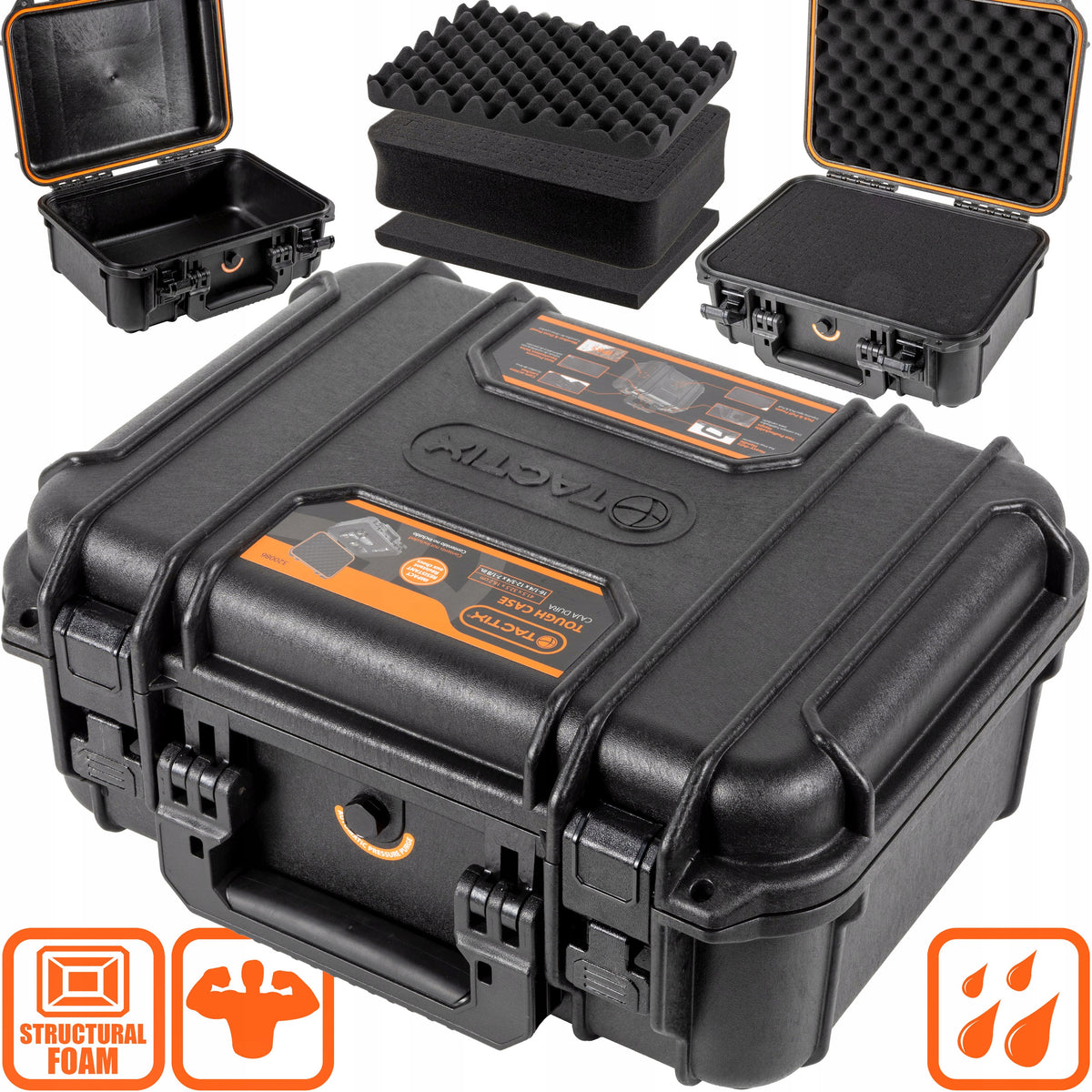 Hermetic suitcase 41 cm with foam TACTIX Brand Tactix