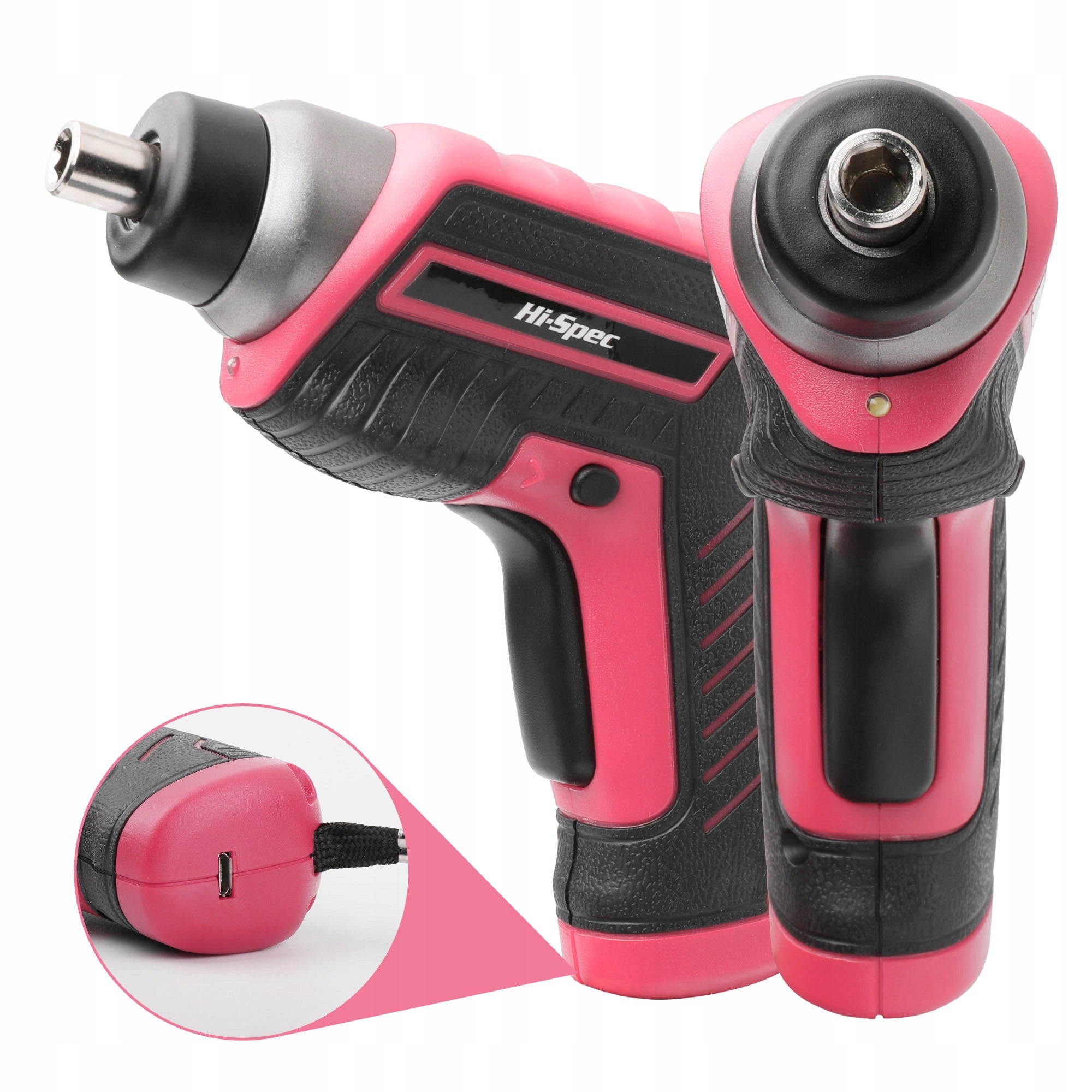 Hi-Spec 35-Piece Pink 3.6V Electric Screwdriver & Home Hand Tool Set Manufacturer code DT9707PR-GER