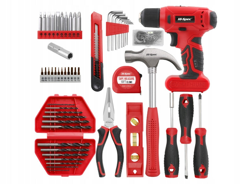 Hi-Spec 8V USB Electric Power Cordless Drill Driver and Home DIY Tool Set Manufacturer code DT30336E