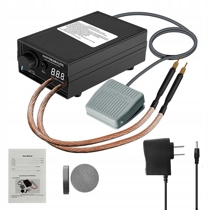 High Power Spot Welding Machine 8000W Dual Pulse 18650 Set Packaging status original