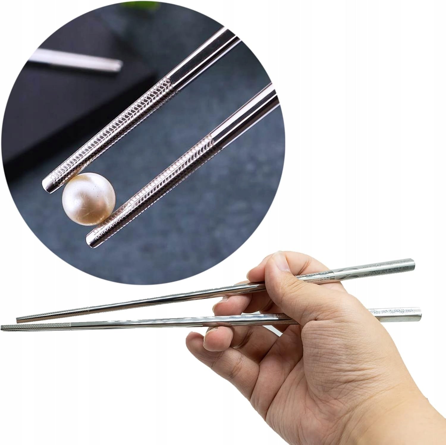 High Quality Stainless Steel Sticks, 5 Pairs Manufacturer code FSF45375