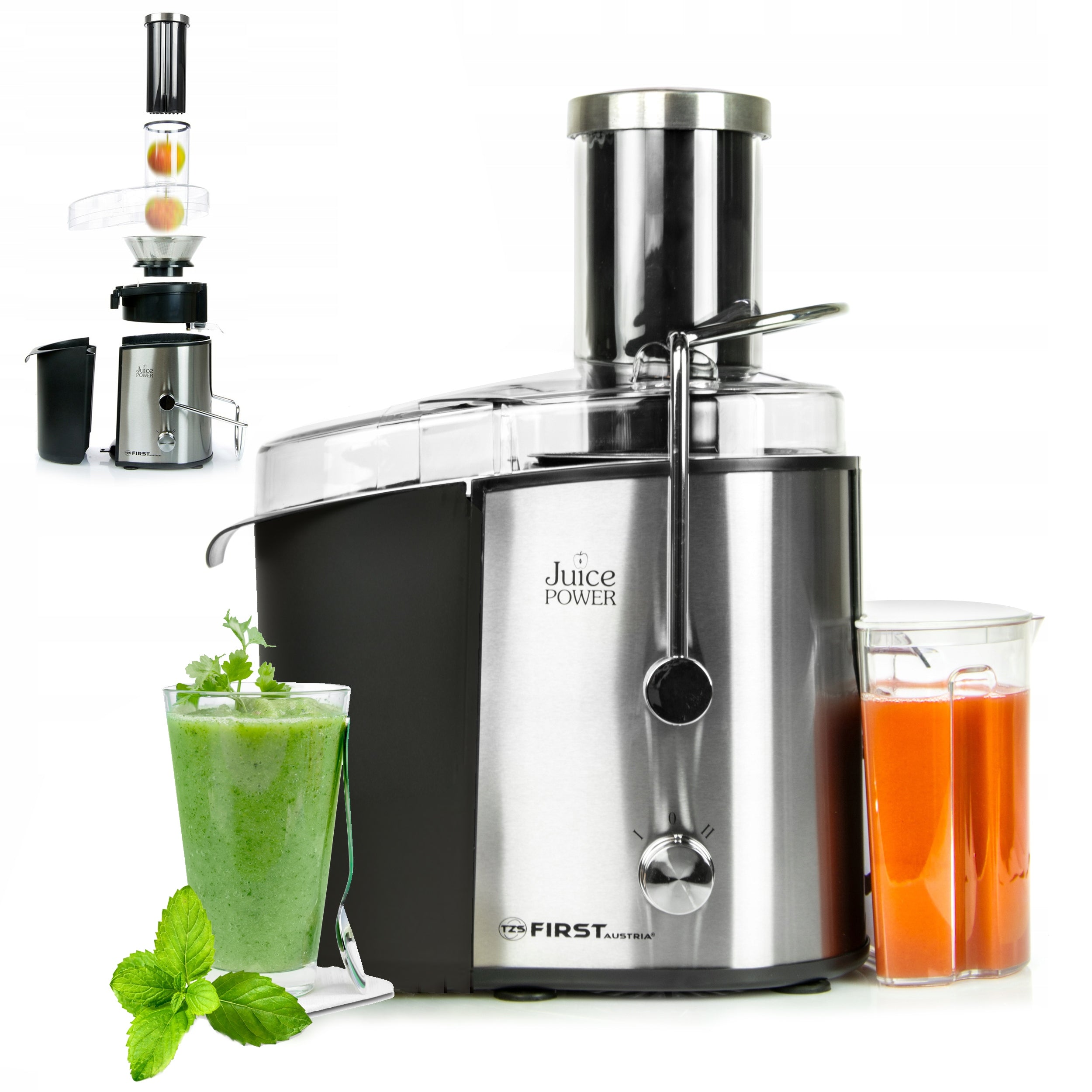 High Speed Juicer First Austria Fruit Juicer 800W