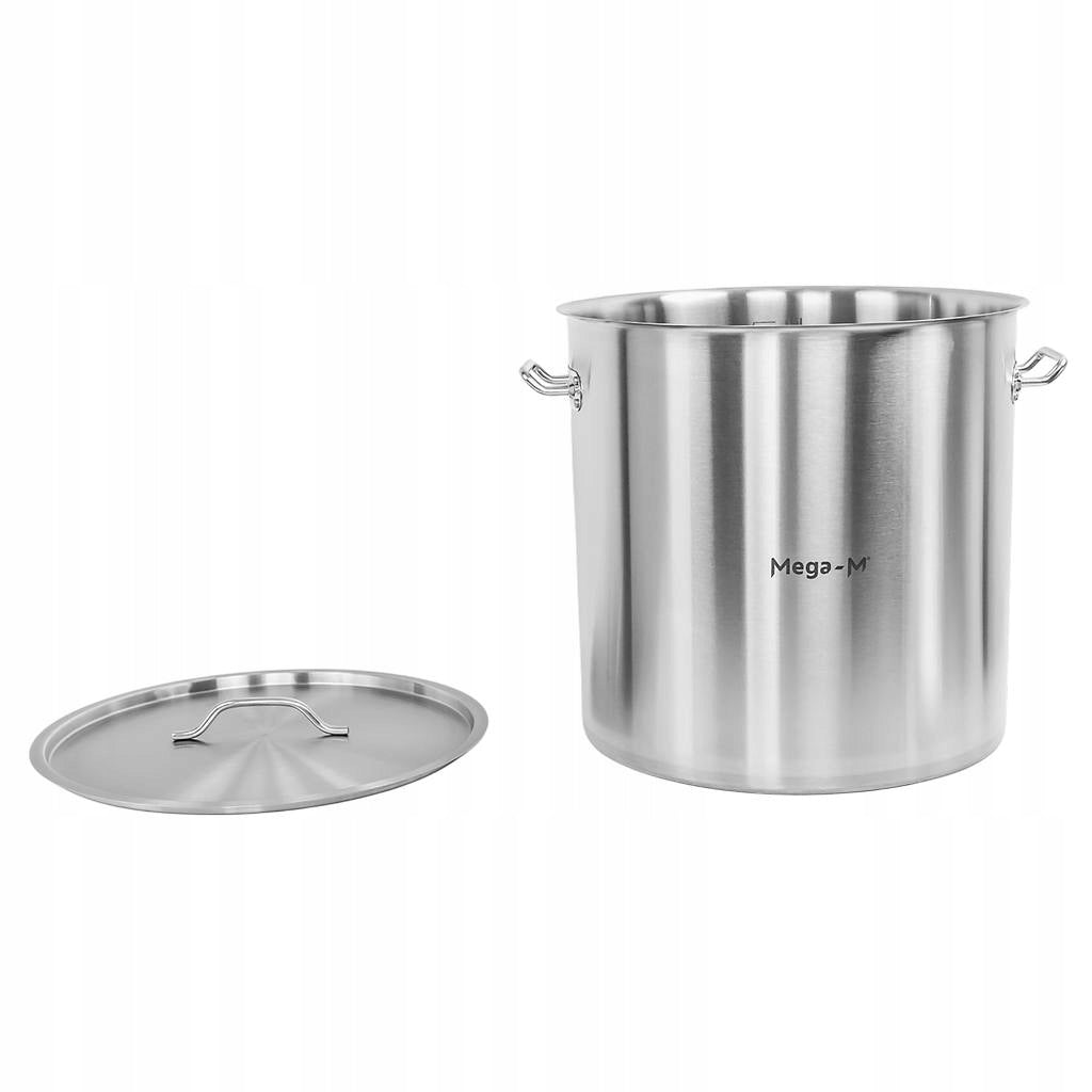 High Stainless Steel POT For Induction Gas 71L + COVER Manufacturer code MTP005049