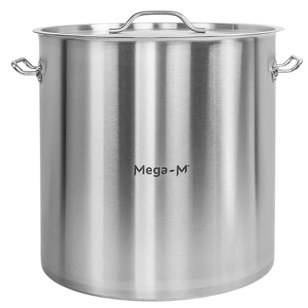 High Stainless Steel POT For Induction Gas 71L + COVER