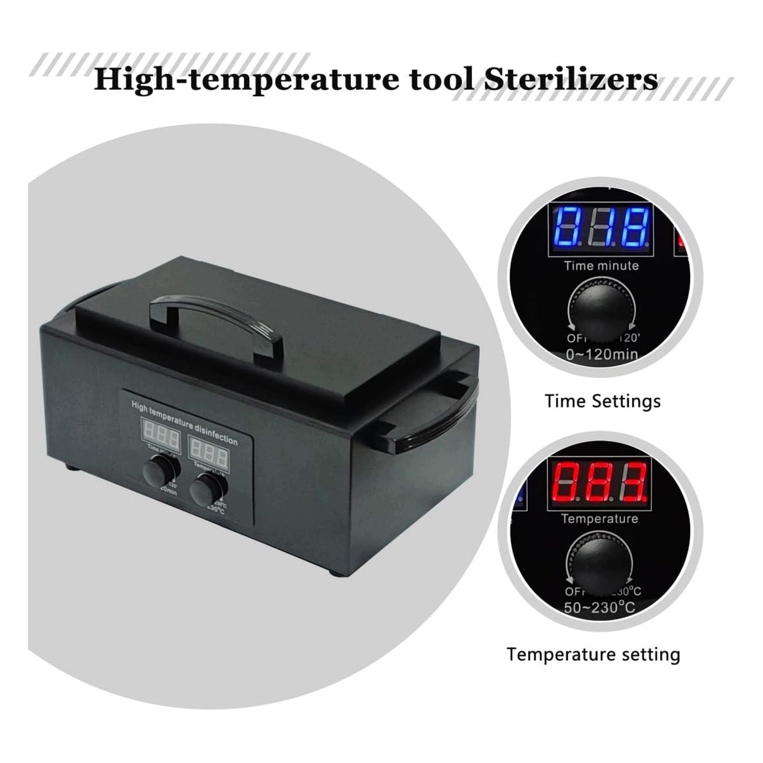 High Temperature Sterilizer - Professional - for Tools - Chemical Free Brand no brand