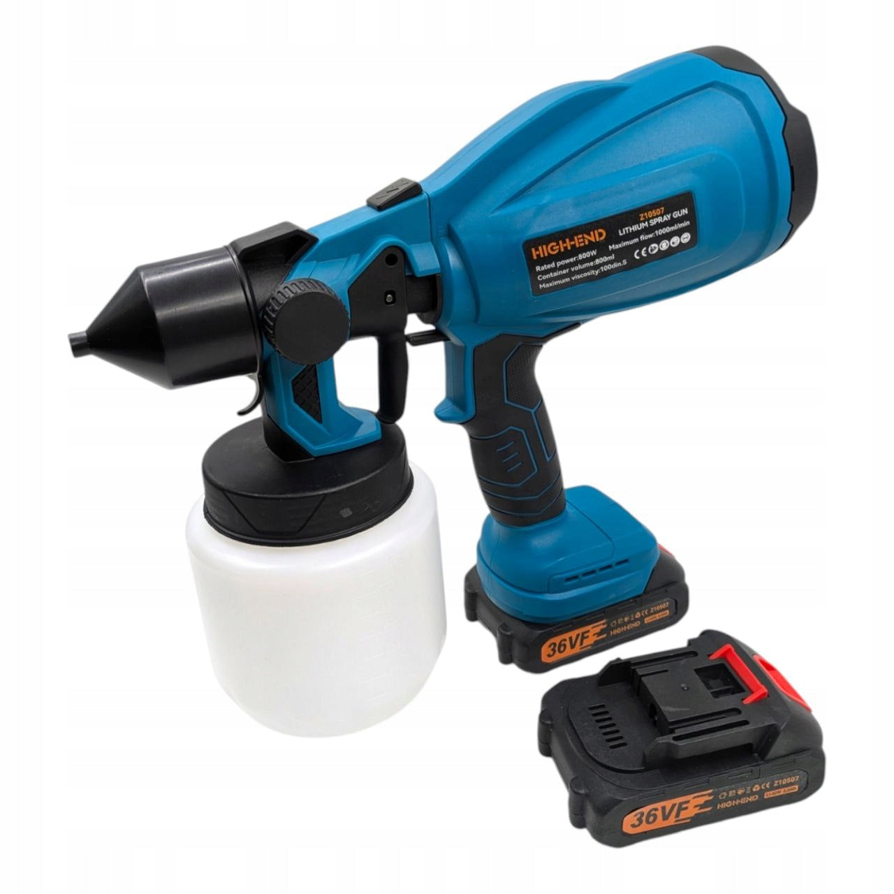 High-end Cordless Paint Gun | 800W | 2x 36VF Battery Brand no brand