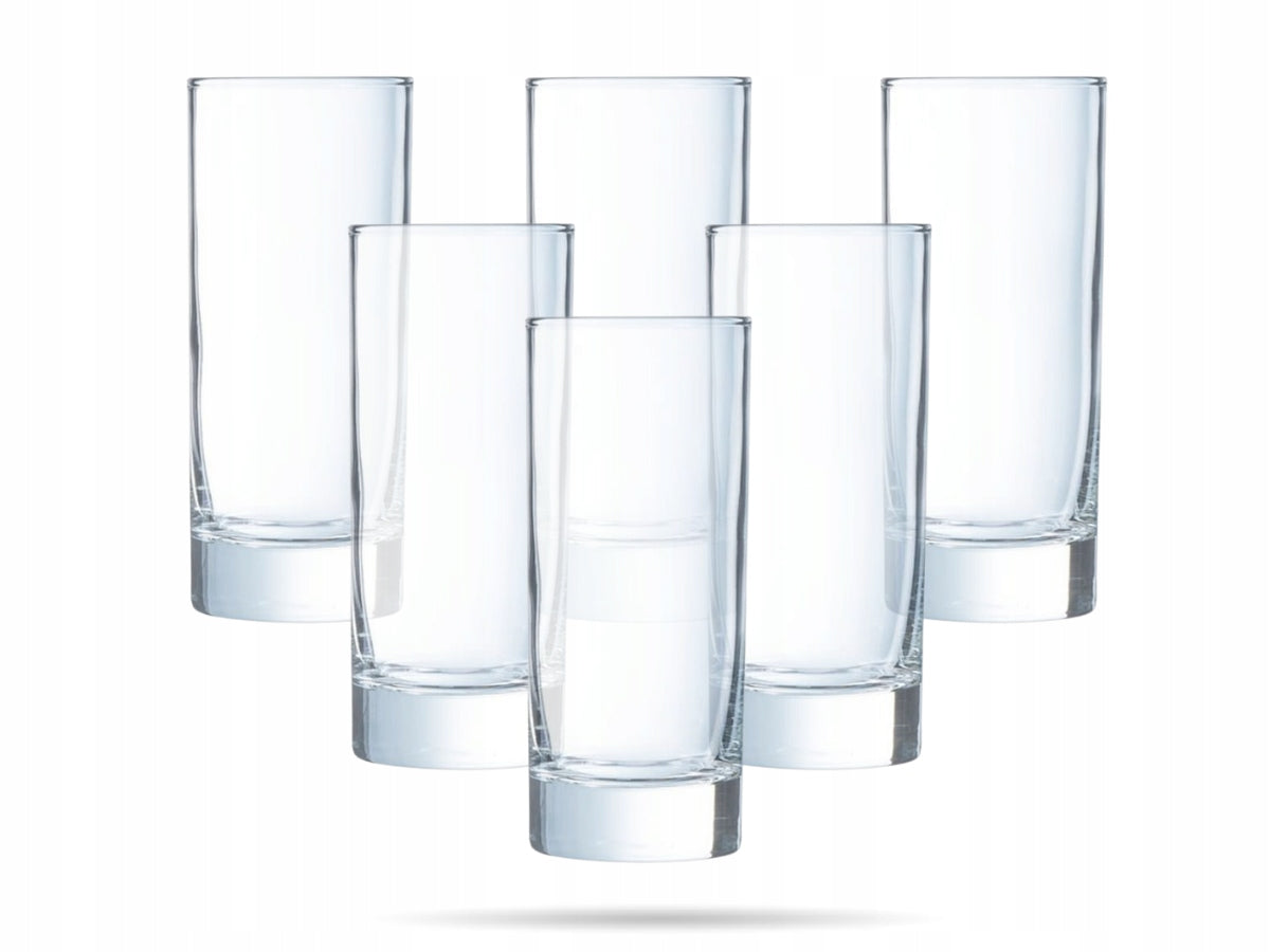 High glass 290 ml set of 6 Islande ARCOROC