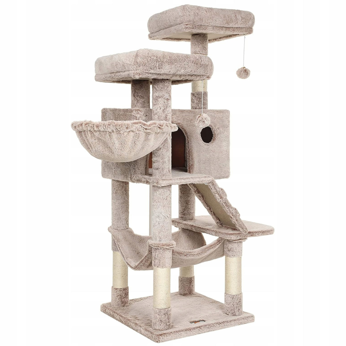 High scratcher, bed, scratching post, tower Feandrea 101 - 160 cm