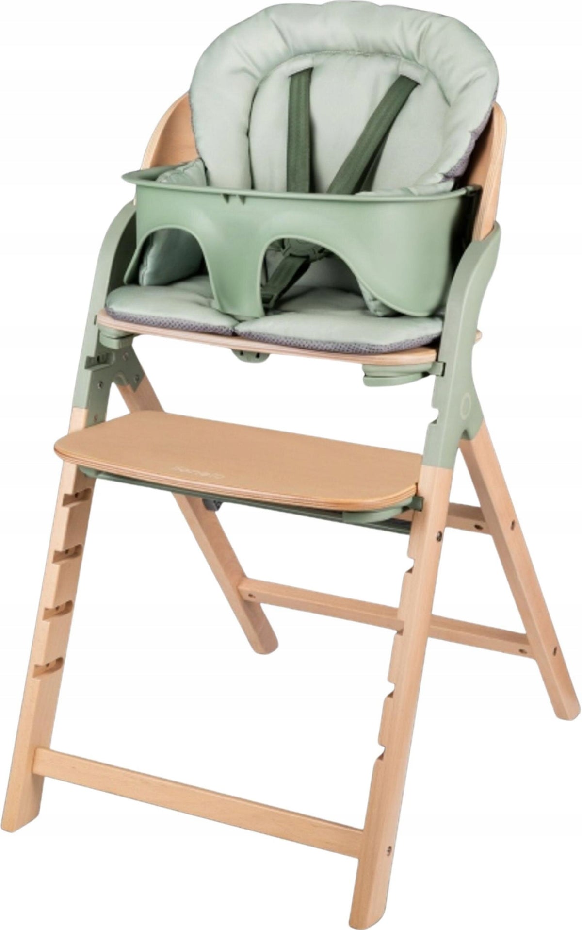 Highchair LIONELO Megan Green-brown Color shades of brown and beige green