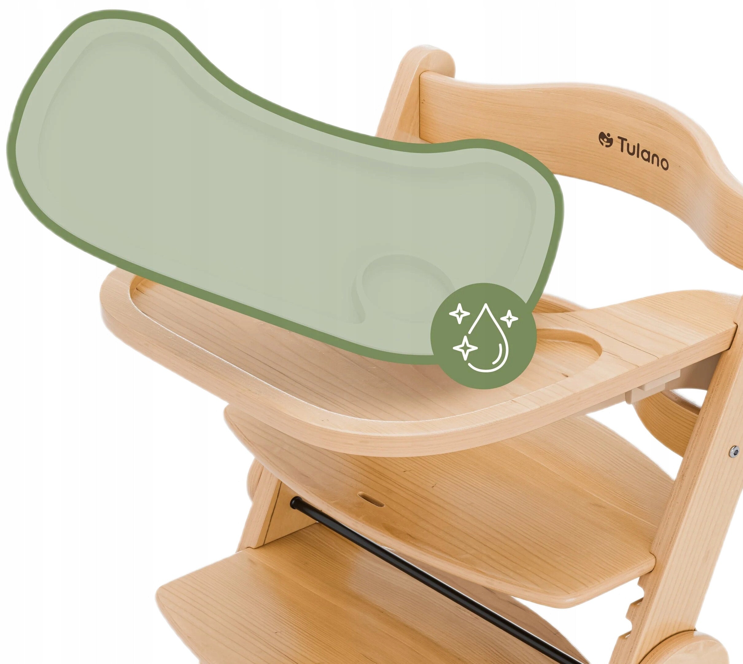 Highchair TULANO Morsel 45 Brown Brand TULANO
