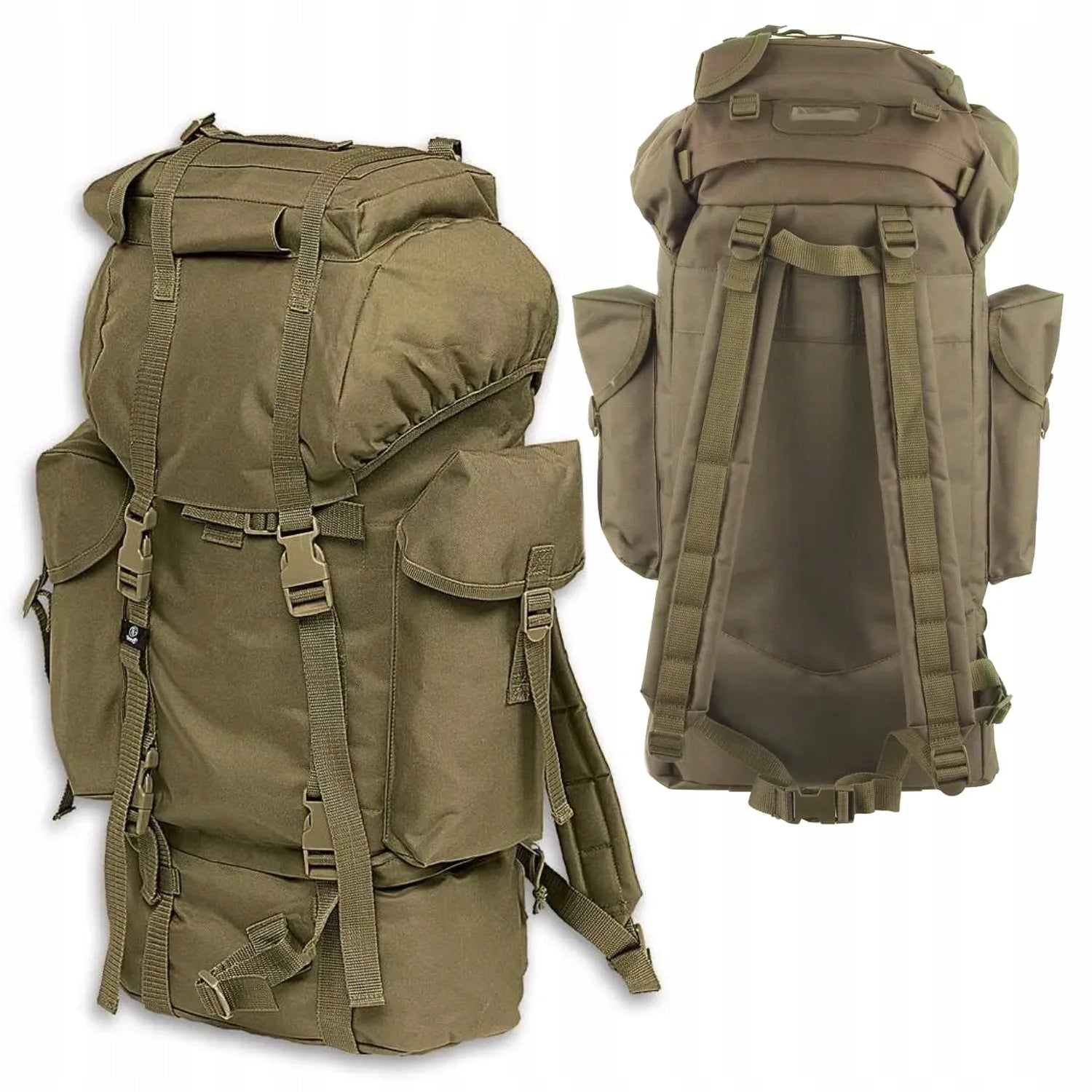 Hiking Backpack BRANDIT Combat Olive 65L