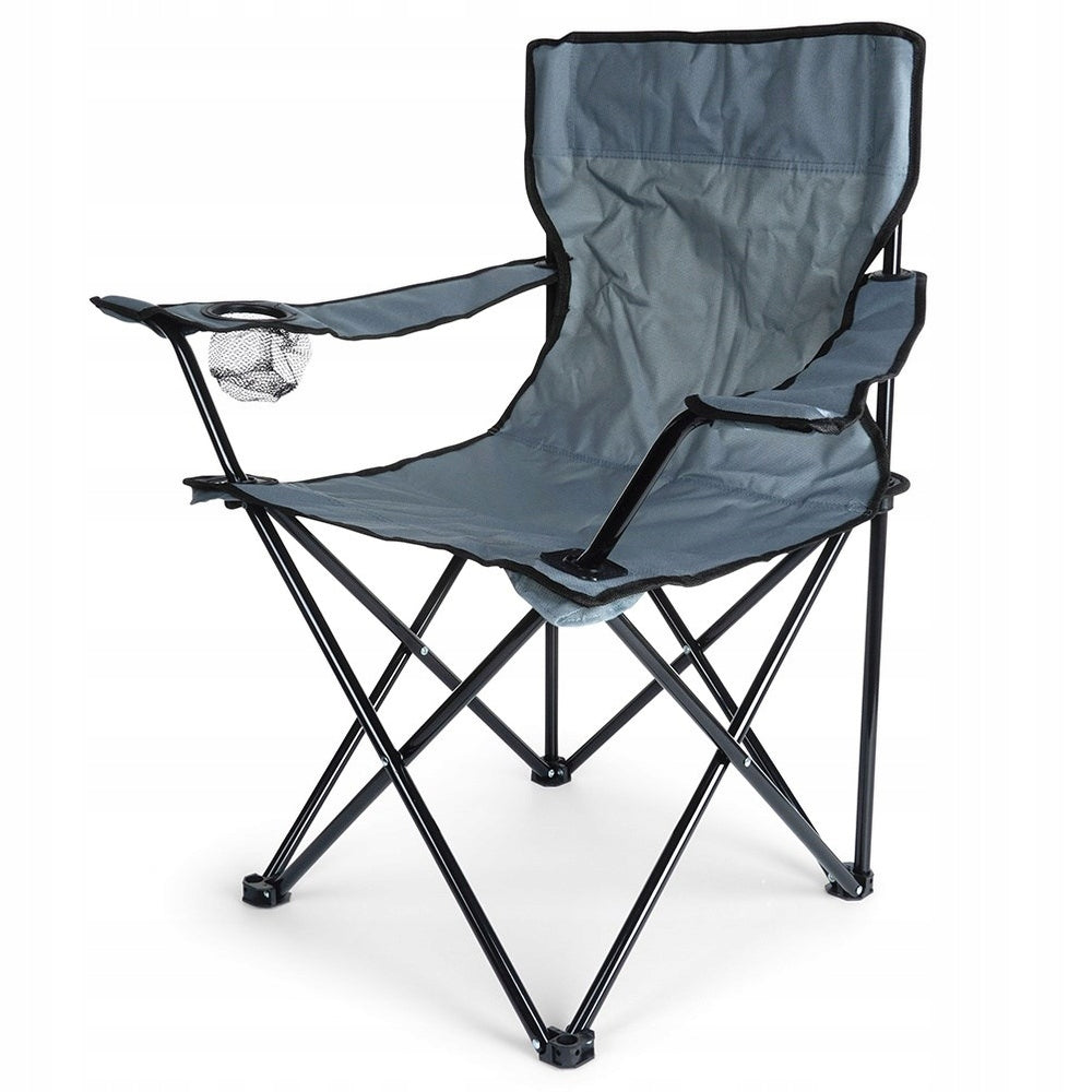 Hiking Chair Fishing Folding Beach Garden Balcony Chair Color gray