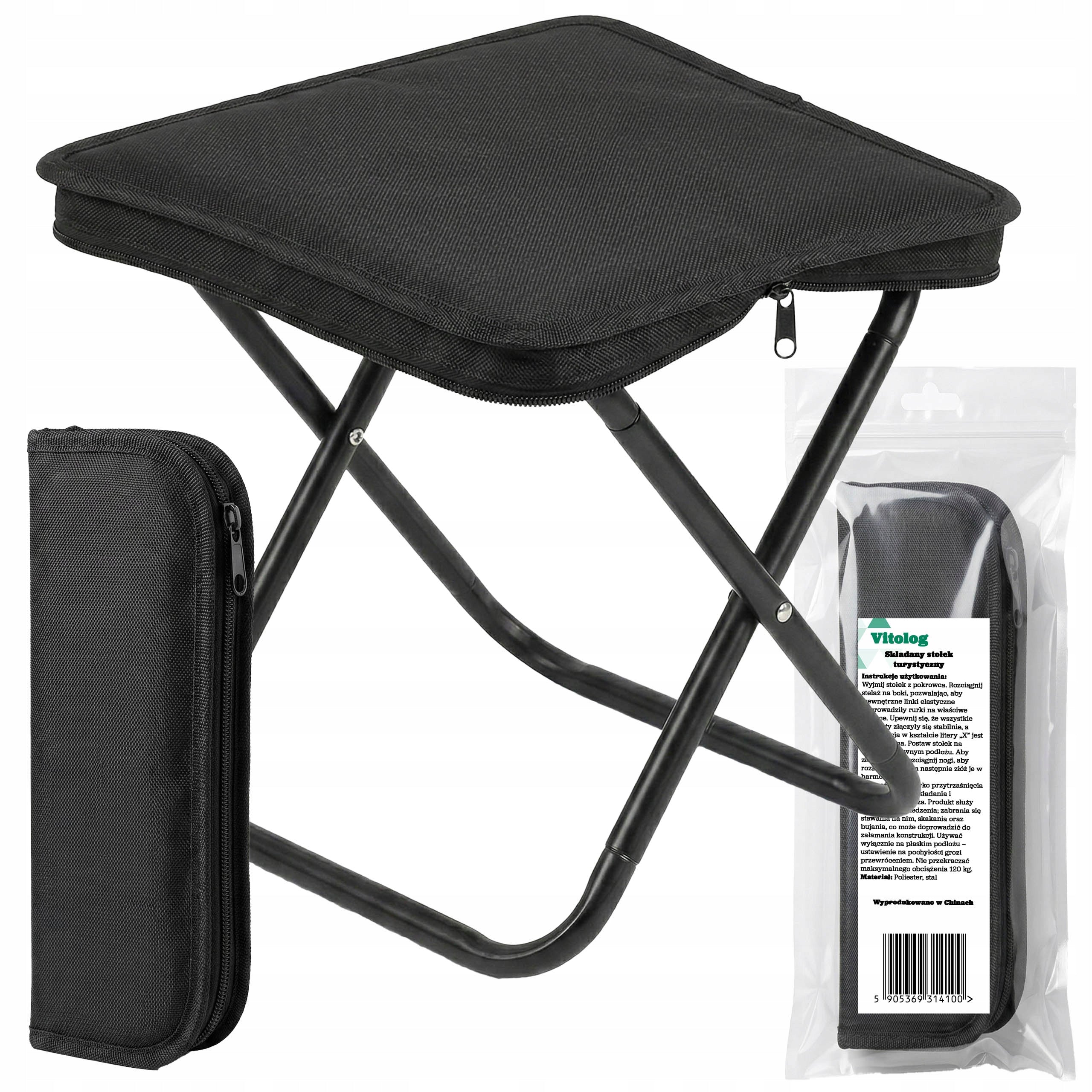 Hiking Chair Folding Fishing Camping Chair Camping Pouch