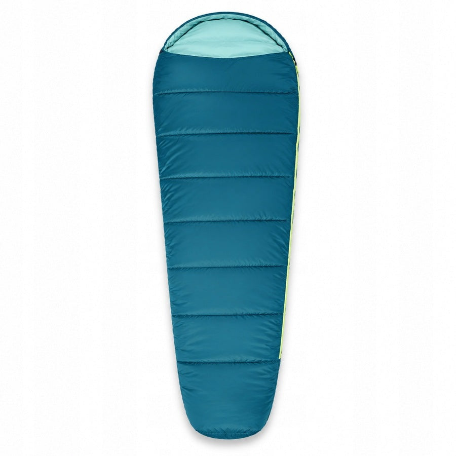 Hiking Sleeping Bag Mummy Hooded Warm In Cover With Compression 225×80 cm Manufacturer code Zielony Śpiwór AD