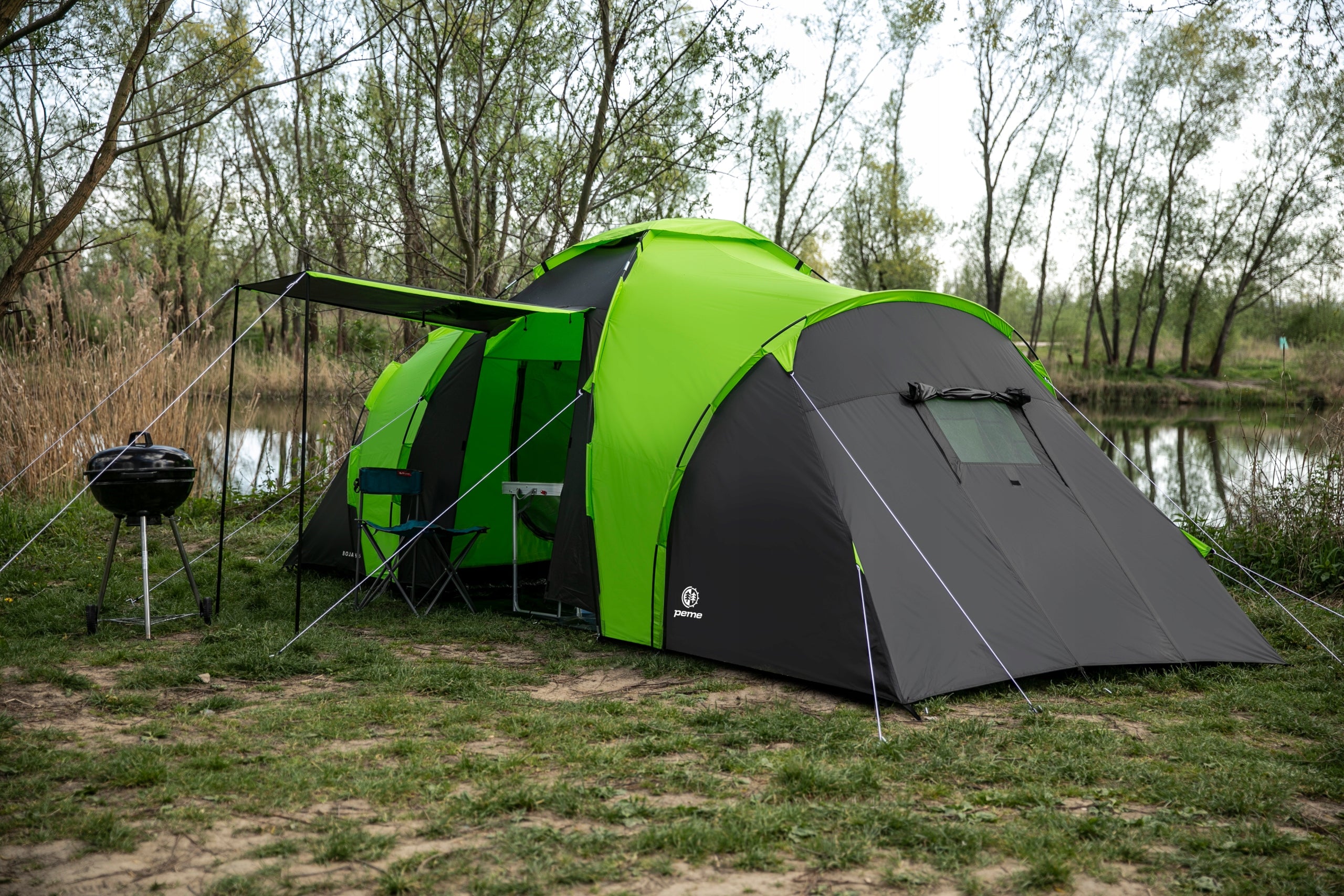 Hiking Tent Camping Waterproof 6 Person Family 2 Bedrooms Model Bojan 6