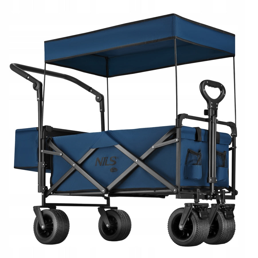Hiking Trolley Beach Transport Camping Folding With Canopy NILS Packaging status original