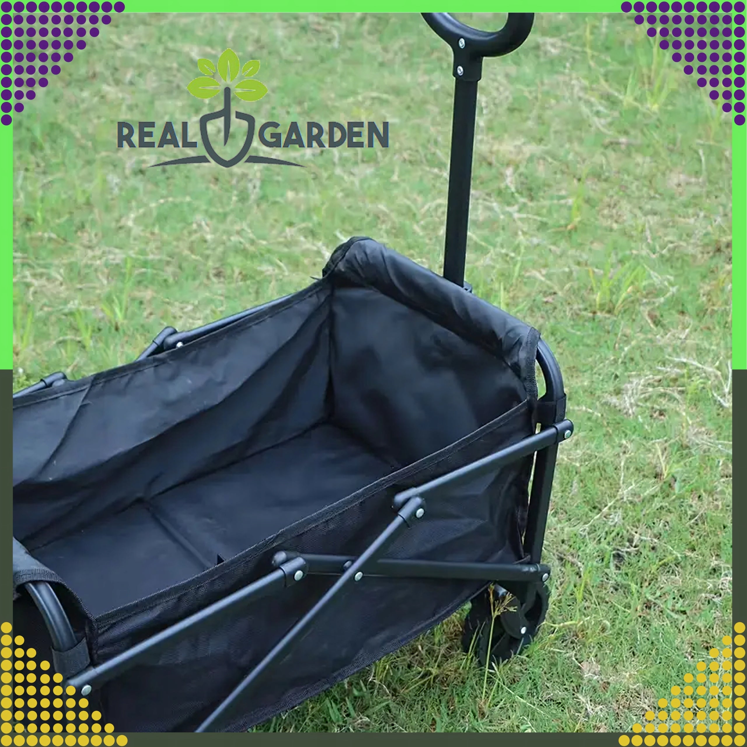 Hiking Trolley Beach Transport Garden Folding Camping Fish 100kg Capacity 84 l