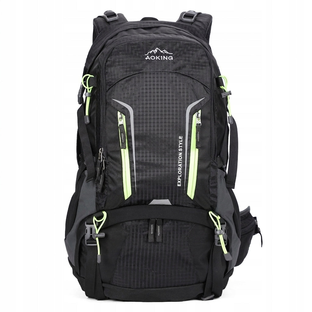 Hiking backpack AOKING Adventure 43l divisible compartment for aircraft black Manufacturer code YJN67363Black