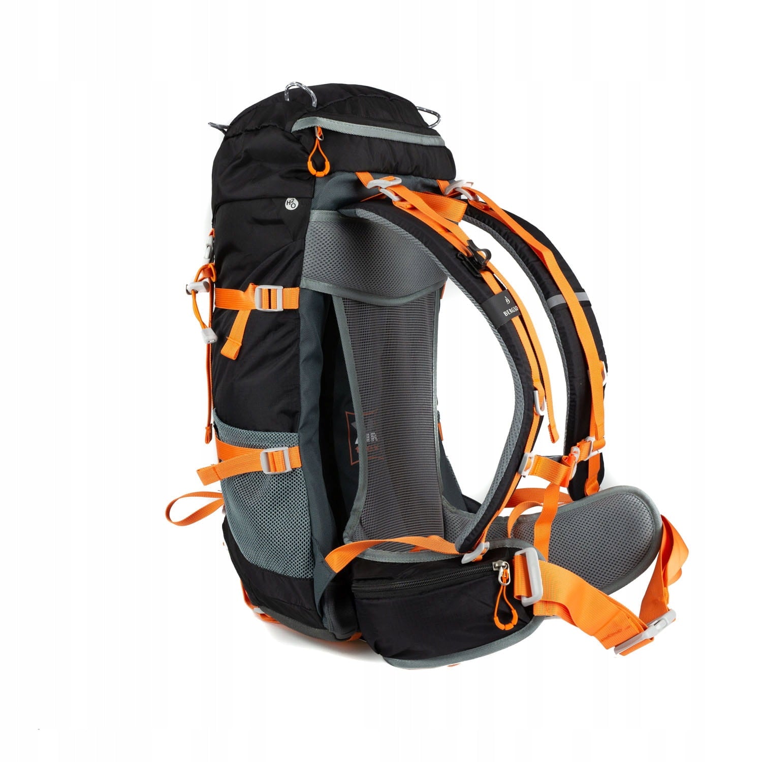 Hiking backpack BERGSON TUNNEBO 35 liters Black/Orange mountain trekking Manufacturer code 5904501349666