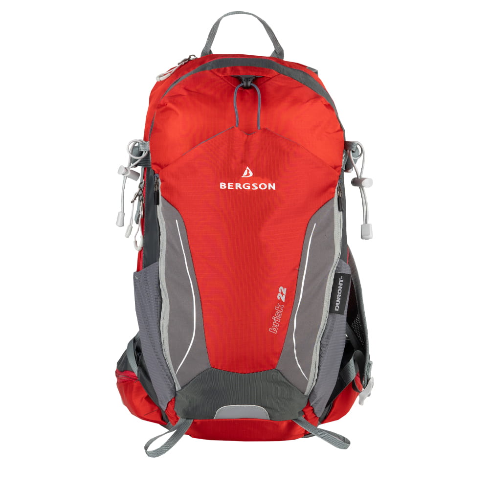 Hiking backpack Bergson BRISK 22 l red